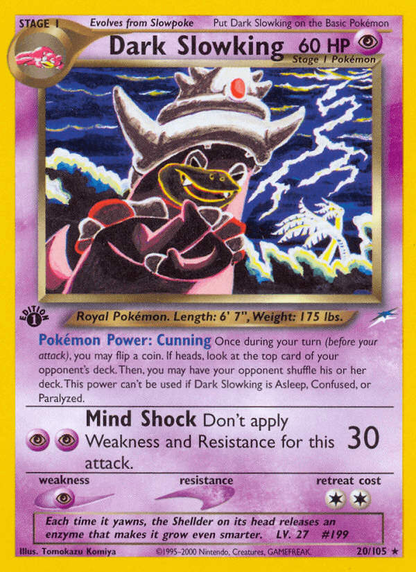 Dark Slowking, carta 20 de Neo Destiny