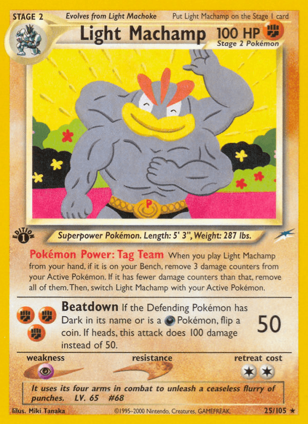 Light Machamp, carta 25 de Neo Destiny