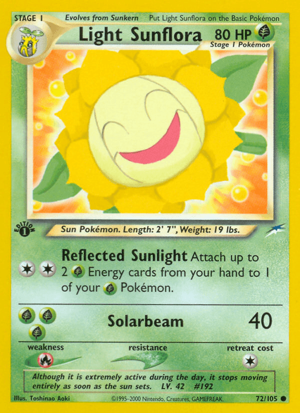 Light Sunflora, carta 72 de Neo Destiny