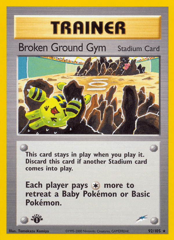 Broken Ground Gym, carta 92 de Neo Destiny