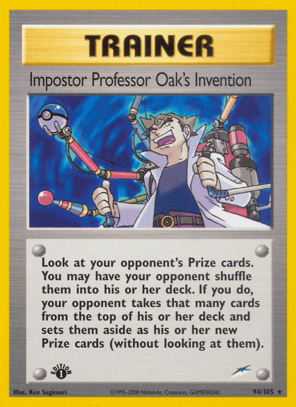 Impostor Professor Oak's Invention, carta 94 de Neo Destiny