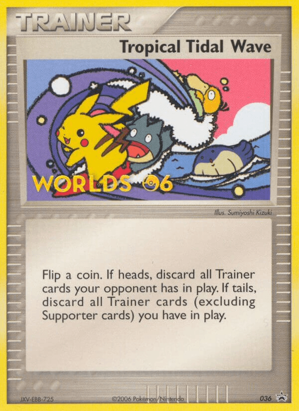 Tropical Tidal Wave, carta 36 de Nintendo Black Star Promos