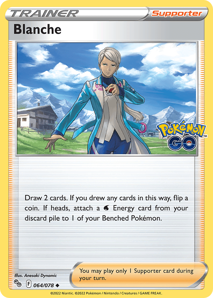 Blanche, carta 064 de Pokémon GO