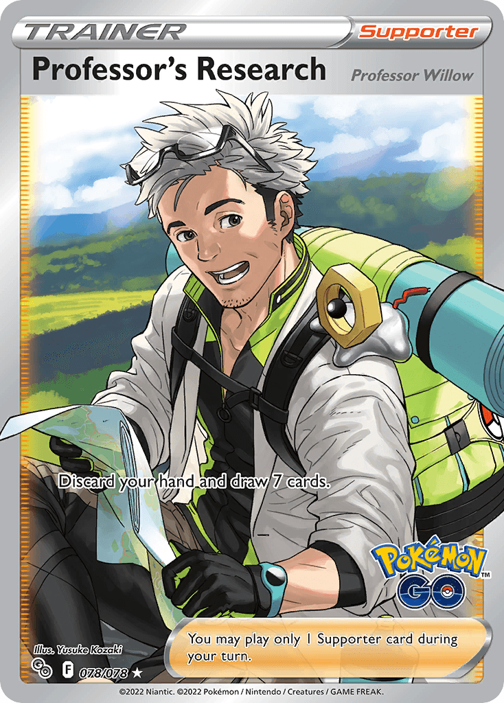 Professor's Research, carta 078 de Pokémon GO