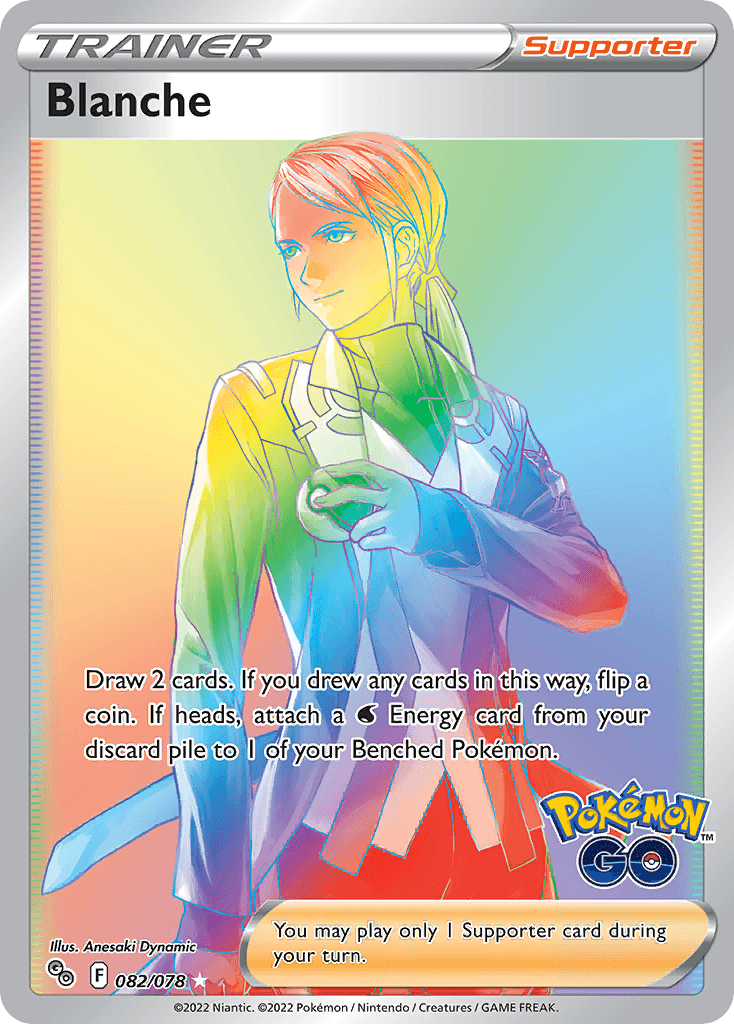 Blanche, carta 082 de Pokémon GO