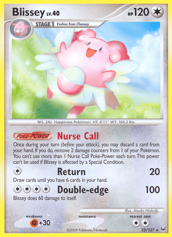 Blissey, carta 22 de Platinum