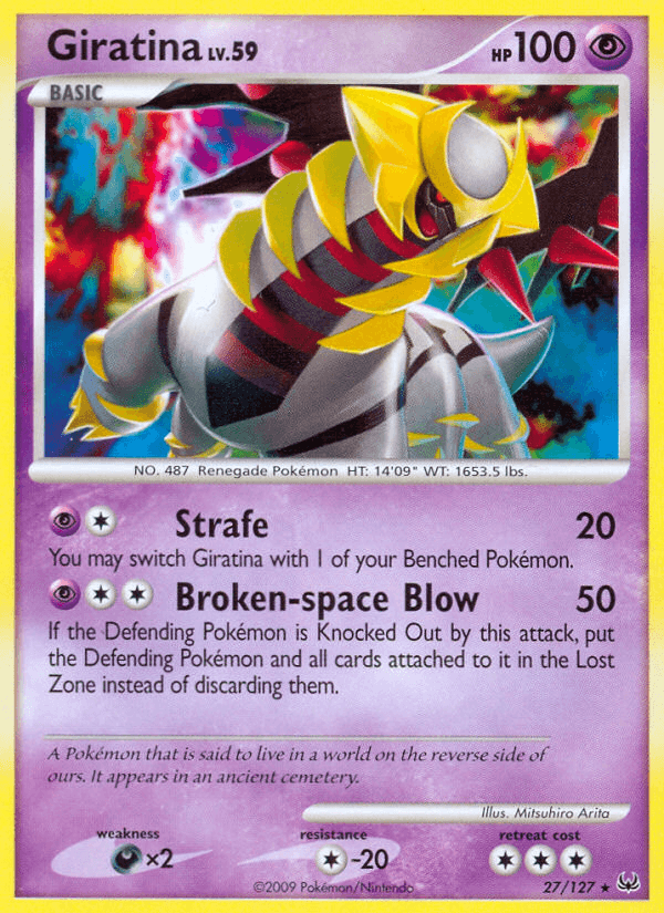 Giratina, carta 27 de Platinum