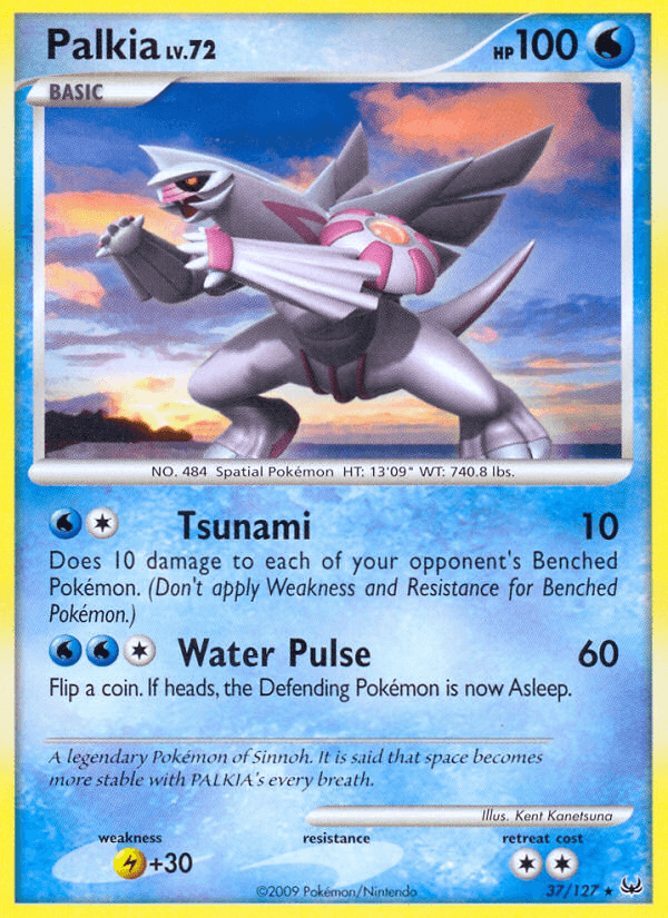 Palkia, carta 37 de Platinum