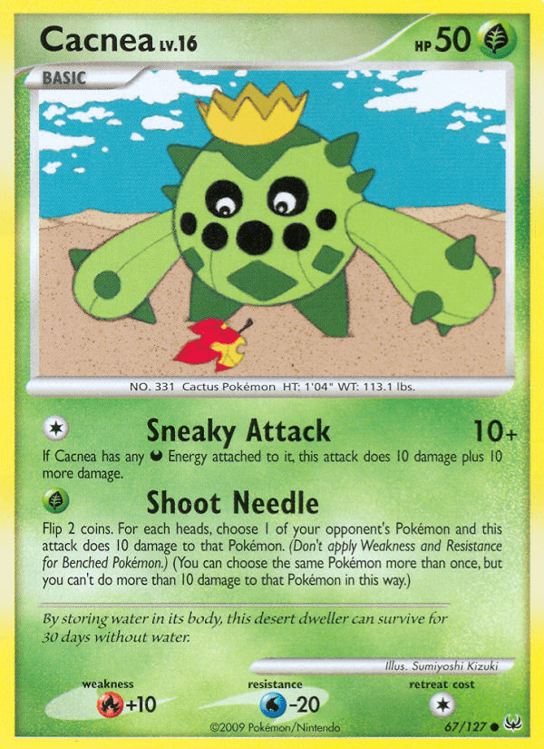 Cacnea, carta 67 de Platinum