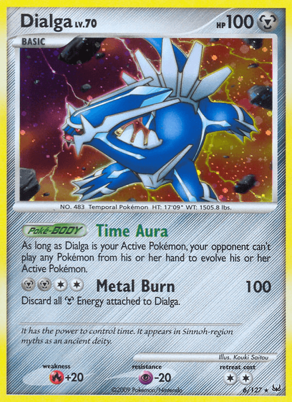 Dialga, carta 6 de Platinum