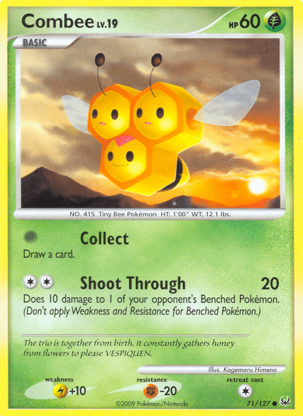 Combee, carta 71 de Platinum