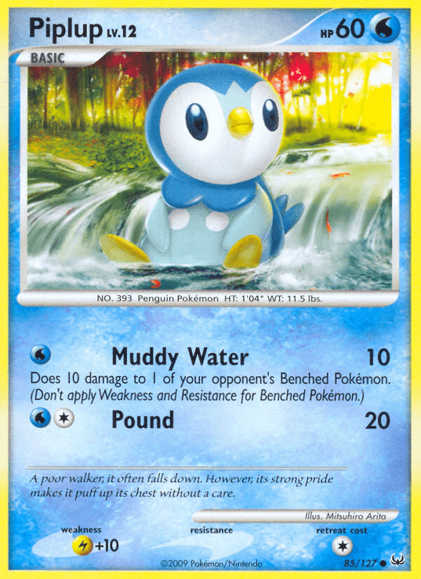 Piplup, carta 85 de Platinum