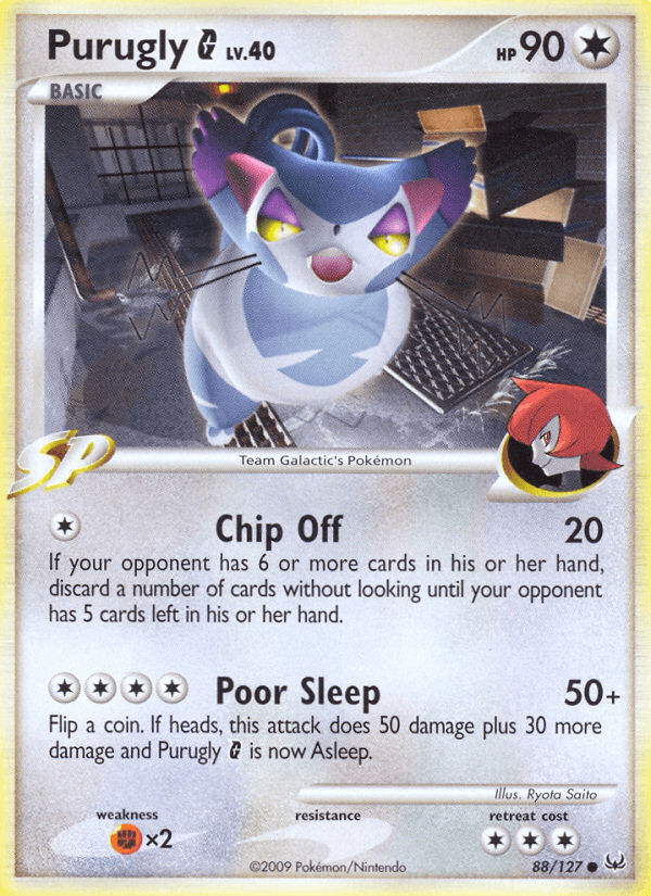 Purugly G, carta 88 de Platinum