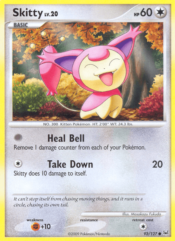 Skitty, carta 93 de Platinum
