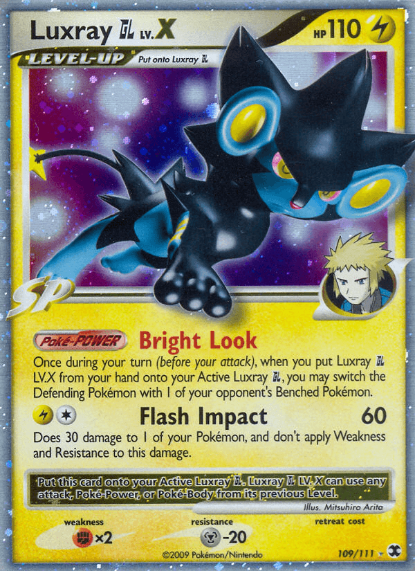 Luxray GL, carta 109 de Rising Rivals