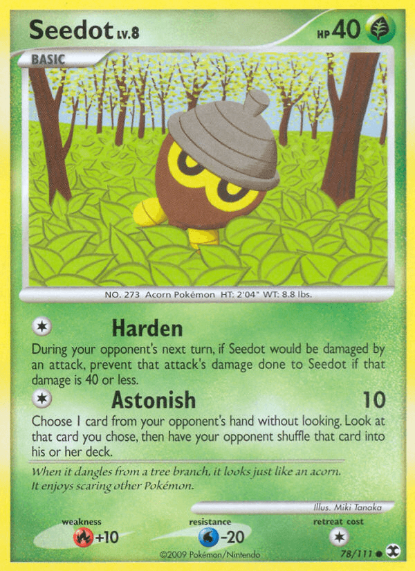Seedot, carta 78 de Rising Rivals