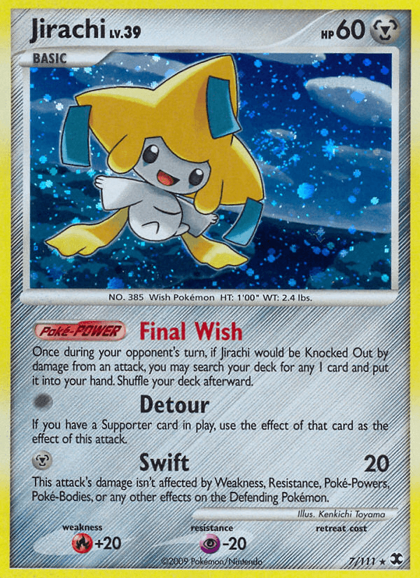 Jirachi, carta 7 de Rising Rivals