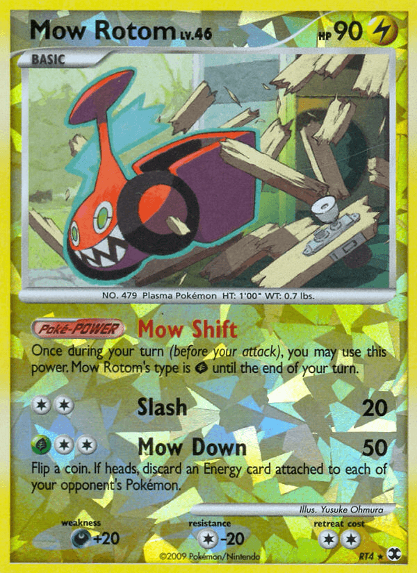 Mow Rotom, carta RT4 de Rising Rivals