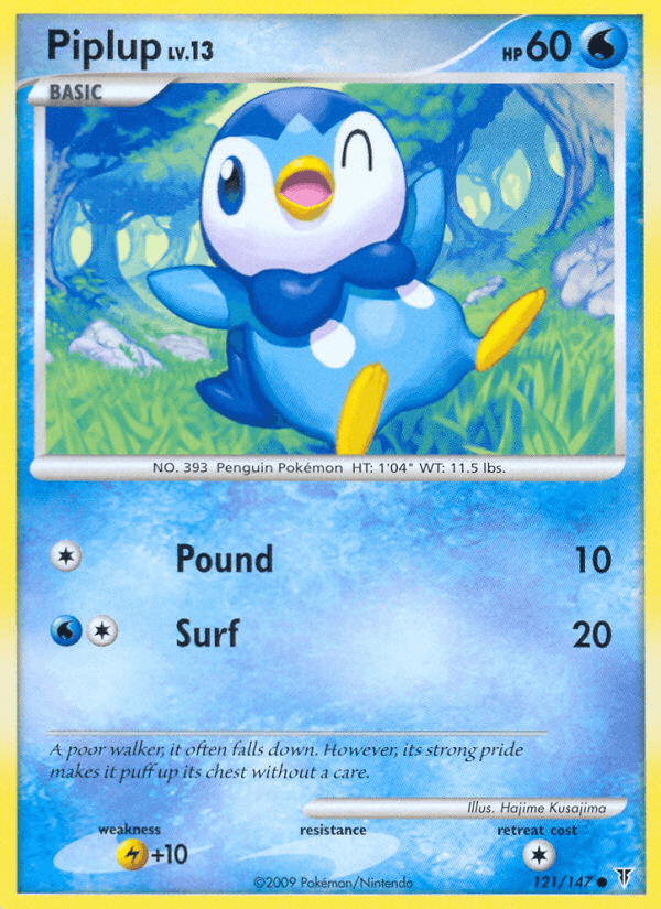 Piplup, carta 121 de Supreme Victors