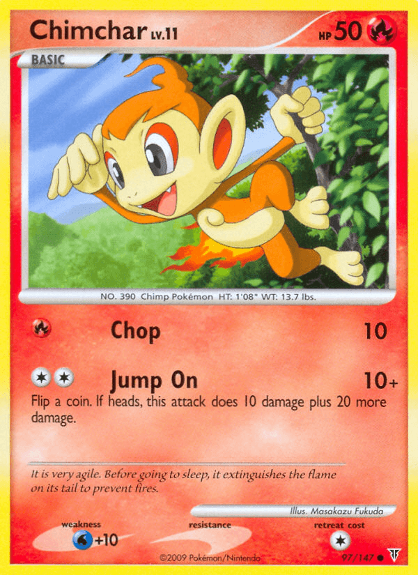 Chimchar, carta 97 de Supreme Victors