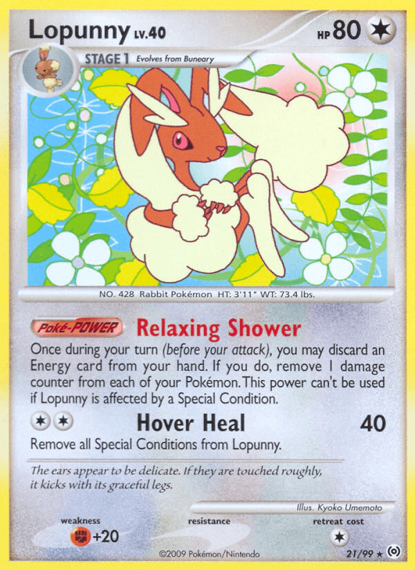 Lopunny, carta 21 de Arceus