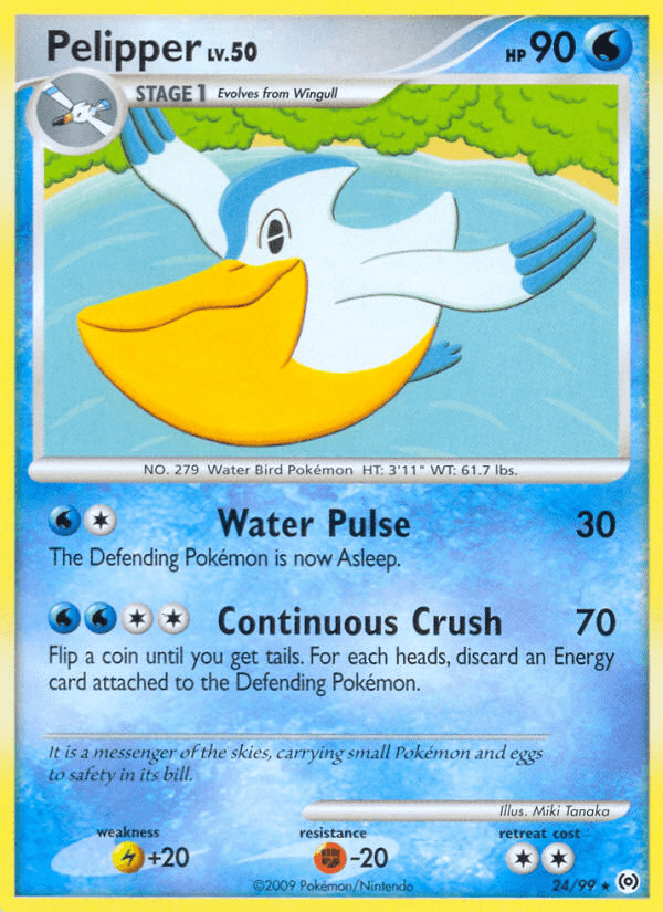 Pelipper, carta 24 de Arceus