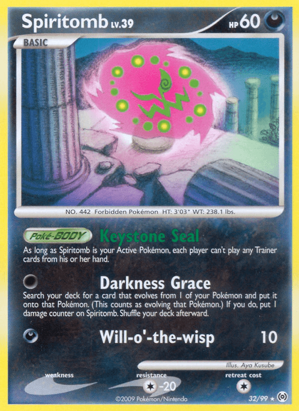 Spiritomb, carta 32 de Arceus