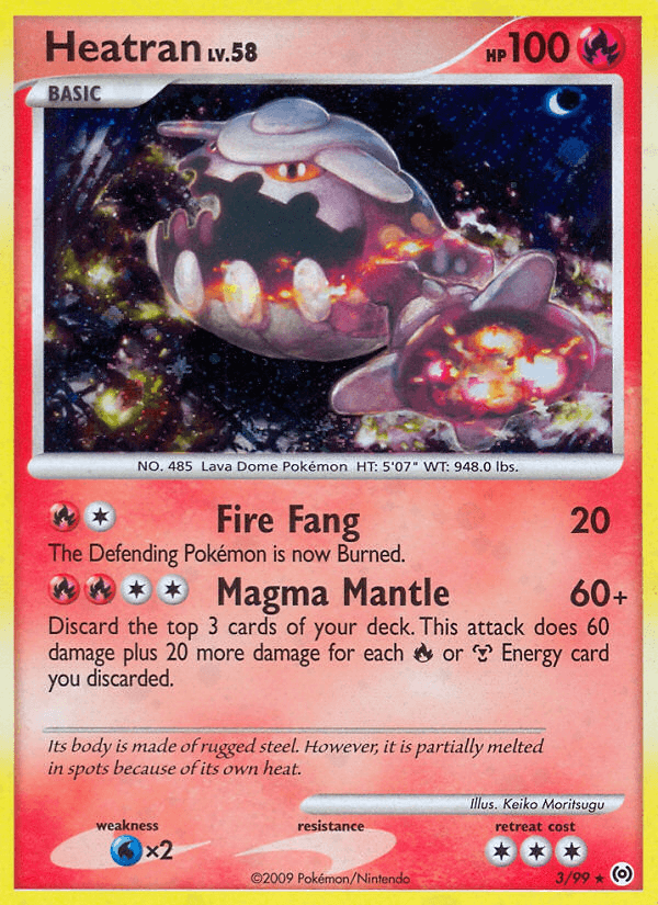 Heatran, carta 3 de Arceus