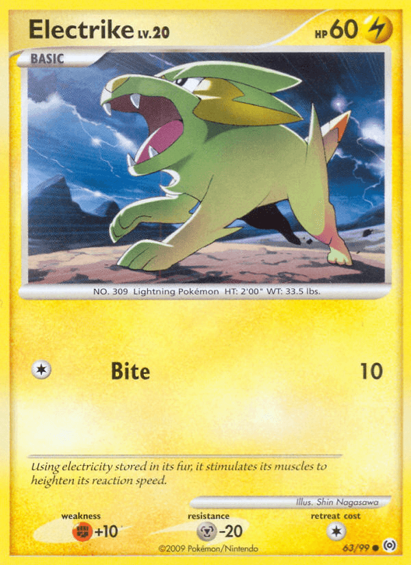 Electrike, carta 63 de Arceus