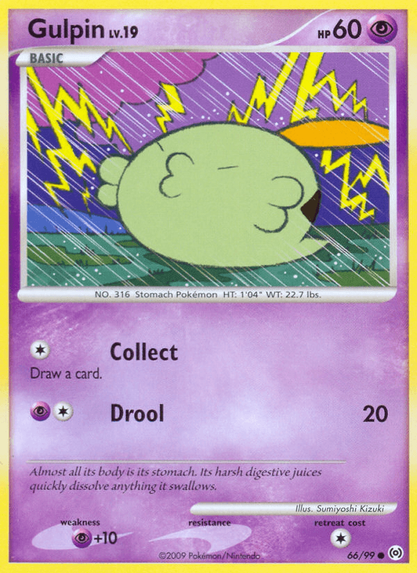 Gulpin, carta 66 de Arceus
