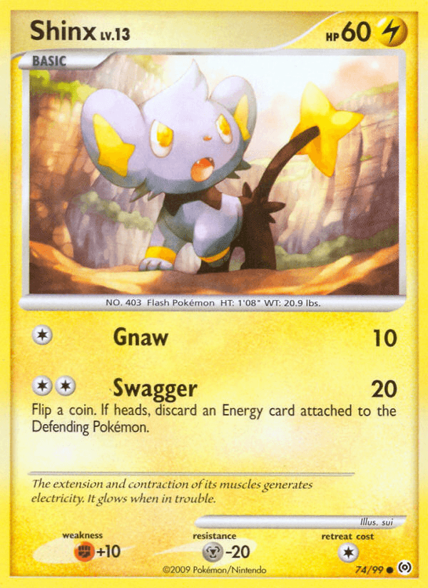 Shinx, carta 74 de Arceus
