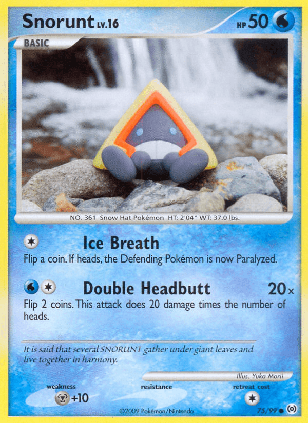 Snorunt, carta 75 de Arceus