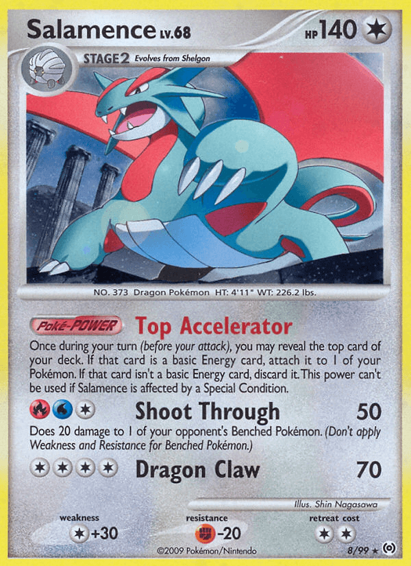 Salamence, carta 8 de Arceus