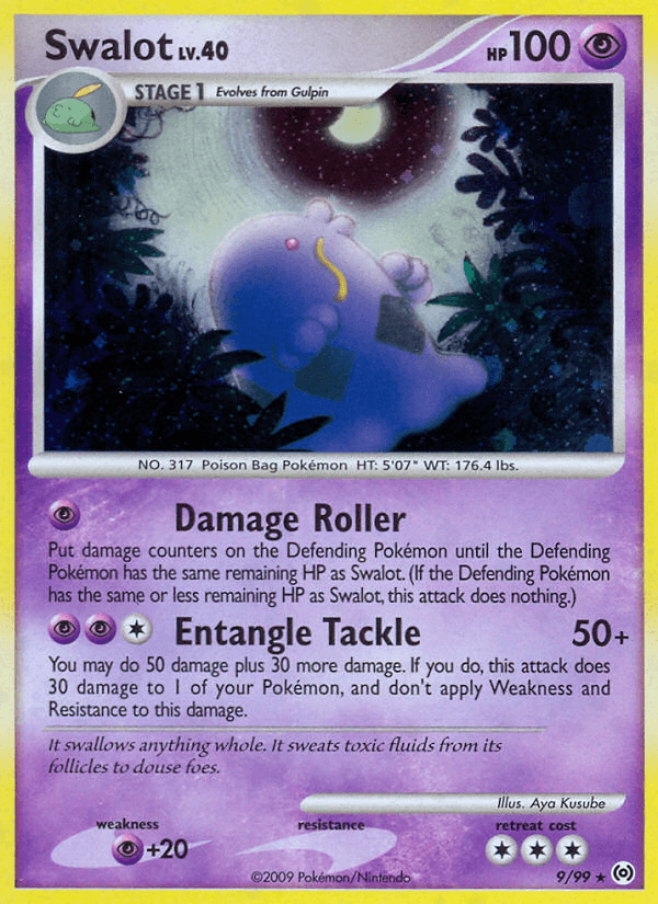 Swalot, carta 9 de Arceus
