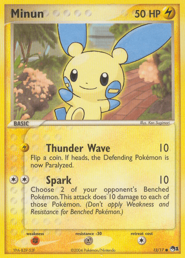Minun, carta 12 de POP Series 1