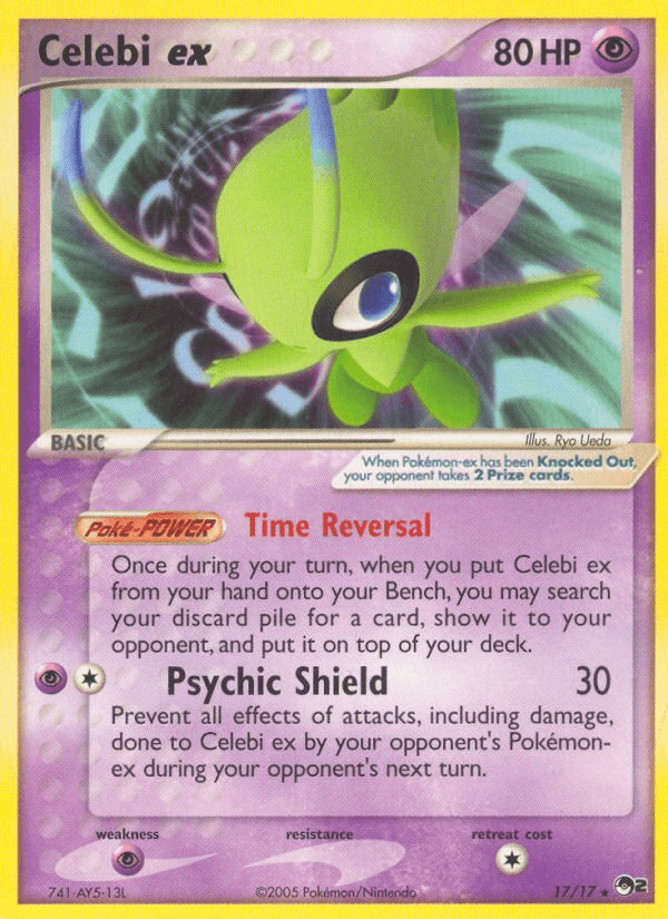 Celebi ex, carta 17 de POP Series 2