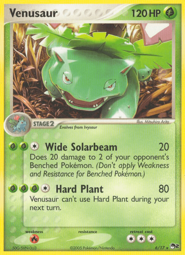 Venusaur, carta 6 de POP Series 2