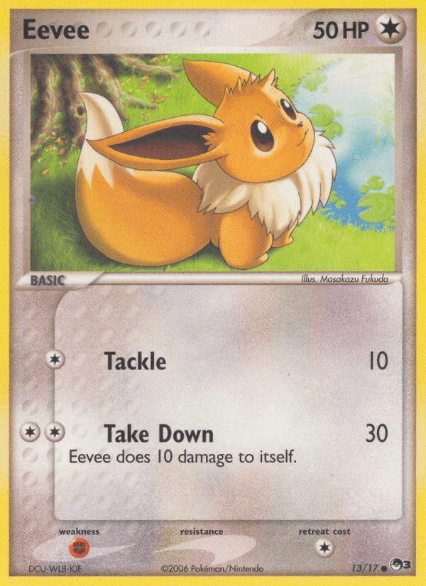 Eevee, carta 13 de POP Series 3