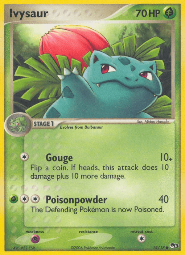 Ivysaur, carta 14 de POP Series 3