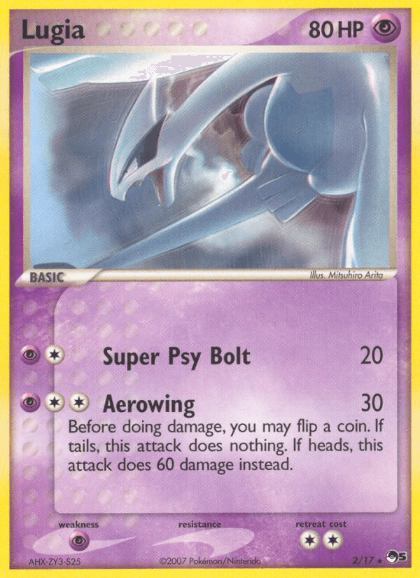 Lugia, carta 2 de POP Series 5