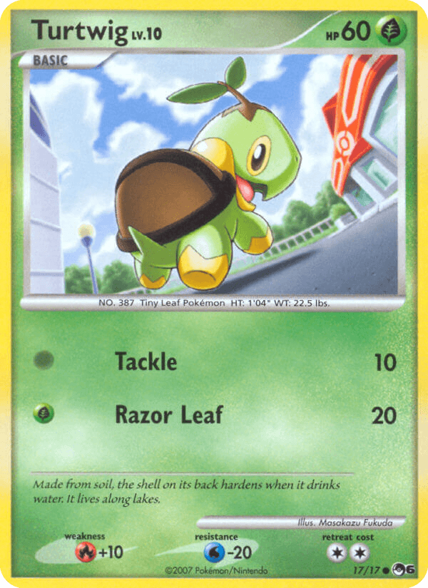Turtwig, carta 17 de POP Series 6