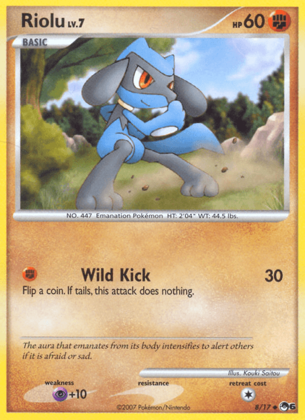 Riolu, carta 8 de POP Series 6