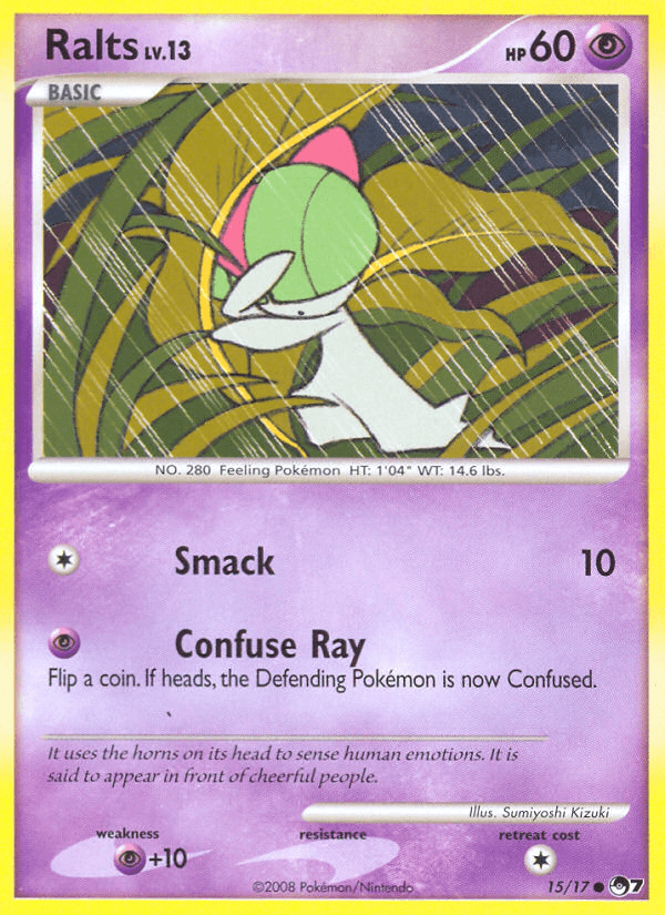 Ralts, carta 15 de POP Series 7