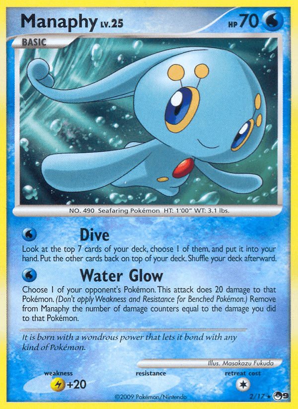 Manaphy, carta 2 de POP Series 9