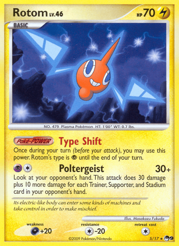Rotom, carta 5 de POP Series 9