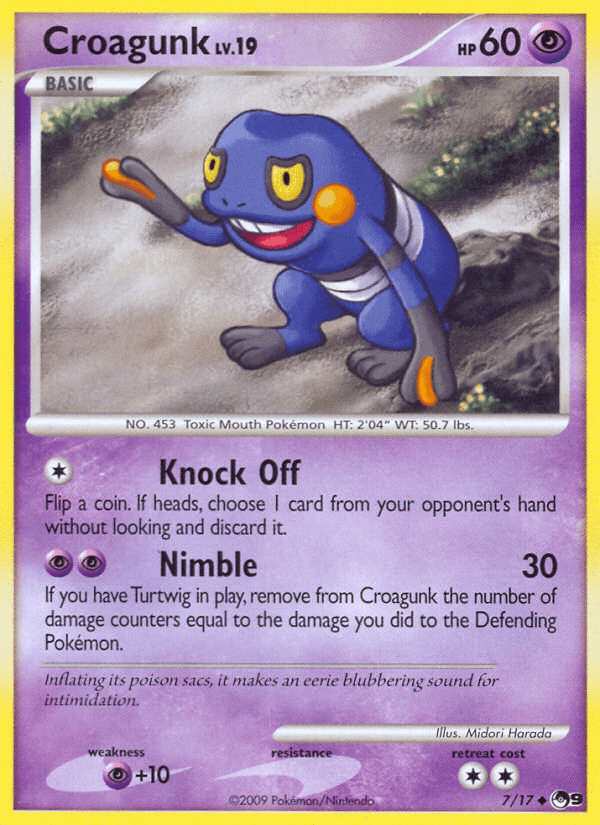 Croagunk, carta 7 de POP Series 9
