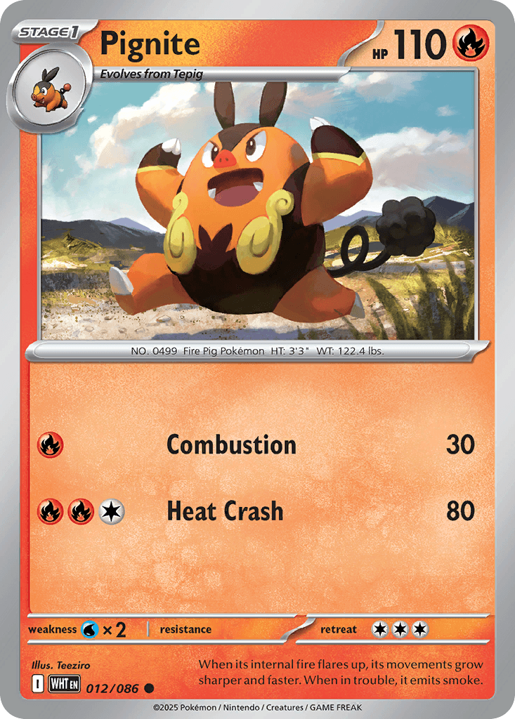 Pignite, carta 012 de White Flare