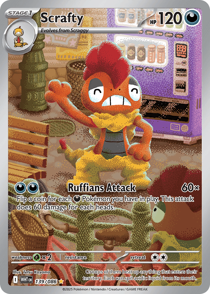 Scrafty, carta 139 de White Flare