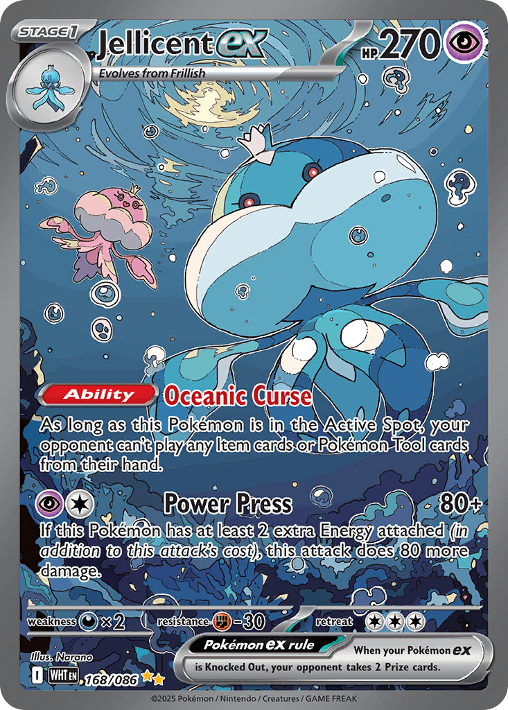 Jellicent ex, carta 168 de White Flare