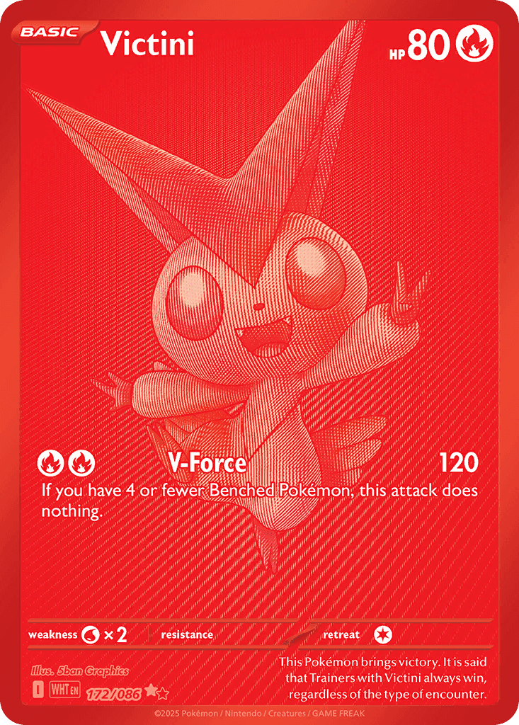 Victini, carta 172 de White Flare